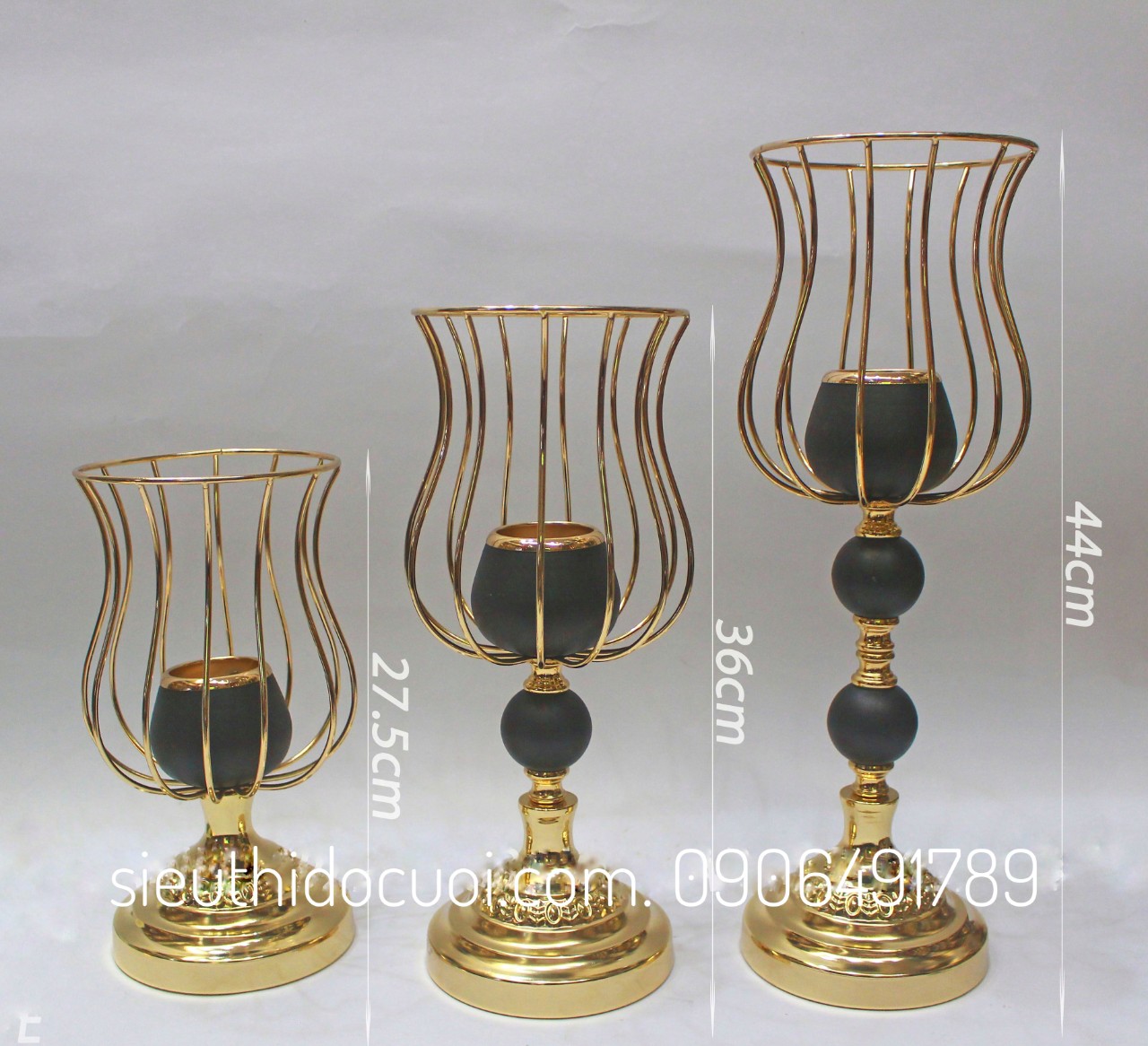 Chân nến trang trí tiệc cưới Chân nến trang trí tiệc cưới