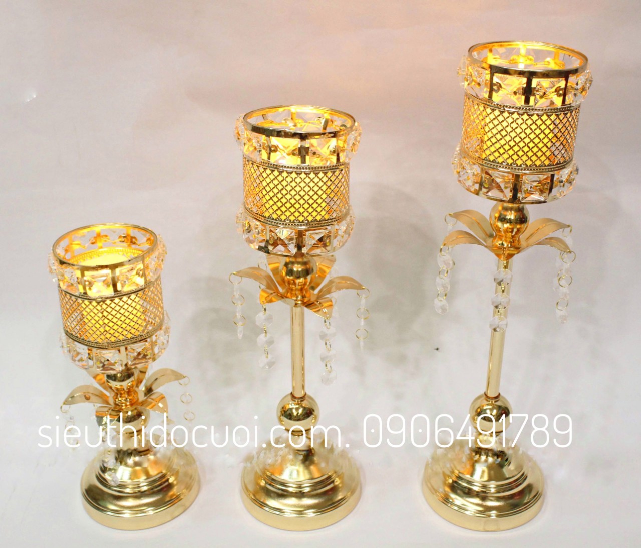 Chân nến trang trí tiệc cưới Chân nến trang trí tiệc cưới