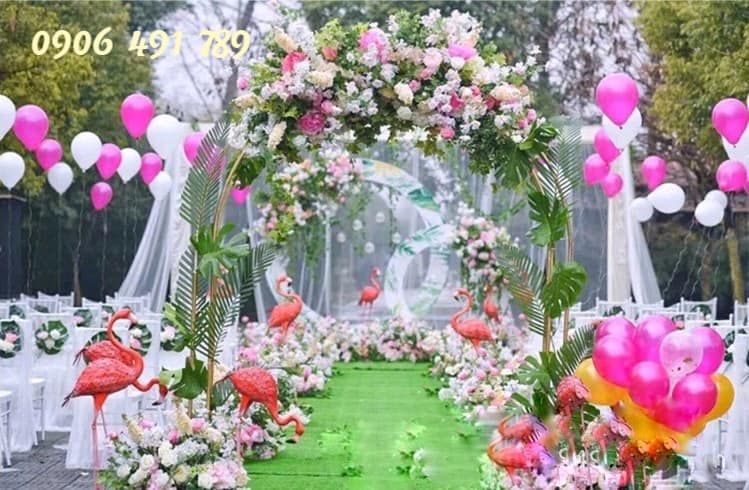 Chim hồng hạc trang trí Chim hồng hạc trang trí