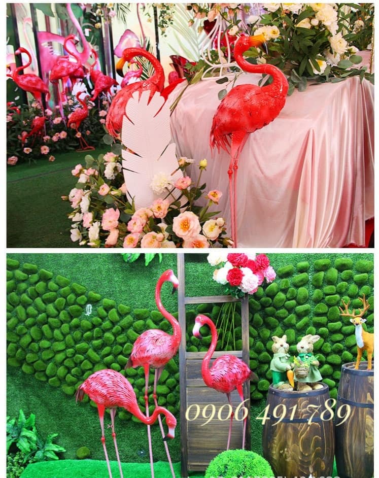 Chim hồng hạc trang trí Chim hồng hạc trang trí