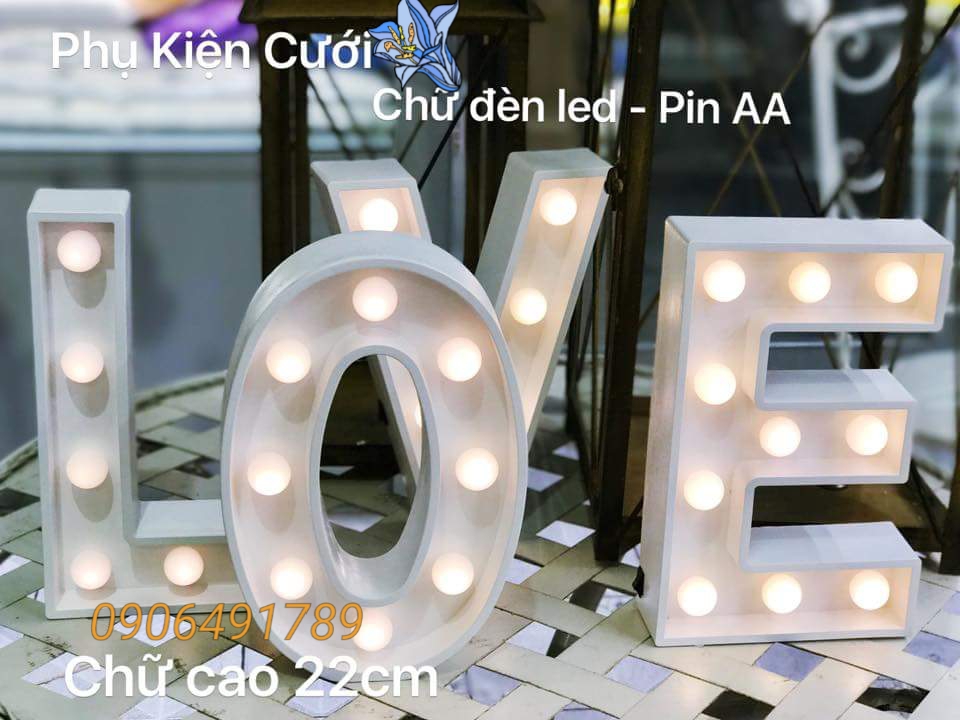 Chữ đèn led Chữ đèn led