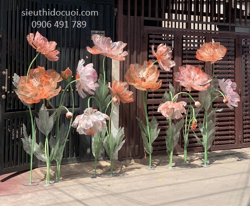 Dẫn lối sân khấu hoa voan Dẫn lối sân khấu hoa voan