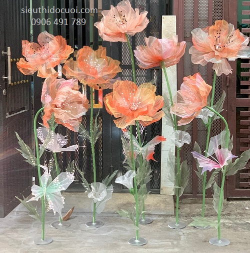 Dẫn lối sân khấu hoa voan Dẫn lối sân khấu hoa voan