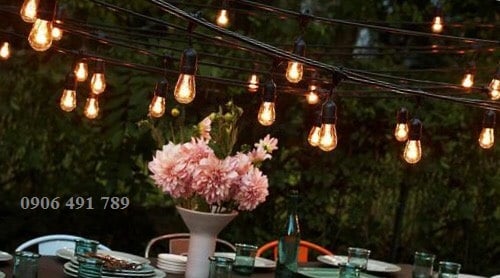 Dây đèn led trang trí ngoài trời Dây đèn led trang trí ngoài trời