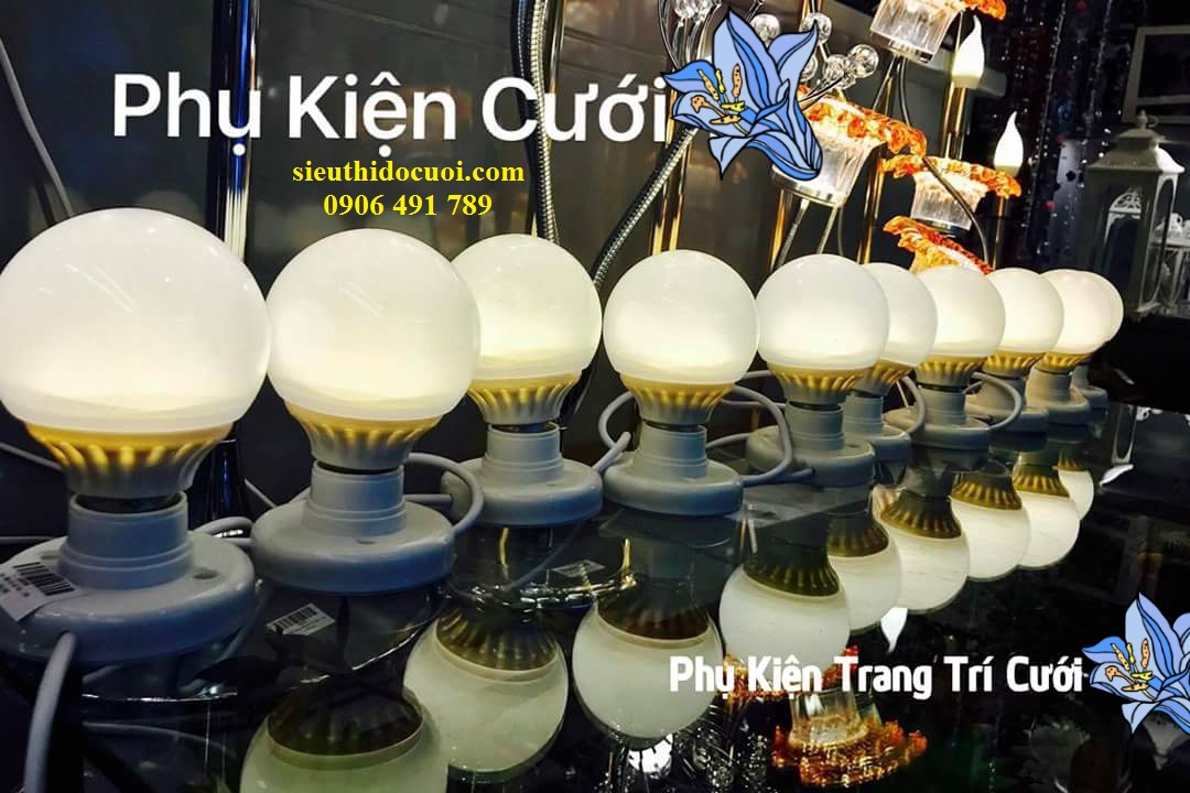 Dây đèn led bóng tròn 5m Dây đèn led bóng tròn 5m