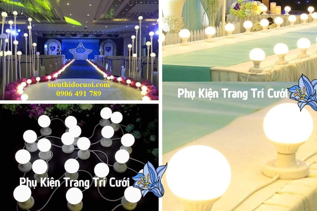 Dây đèn led bóng tròn 5m Dây đèn led bóng tròn 5m