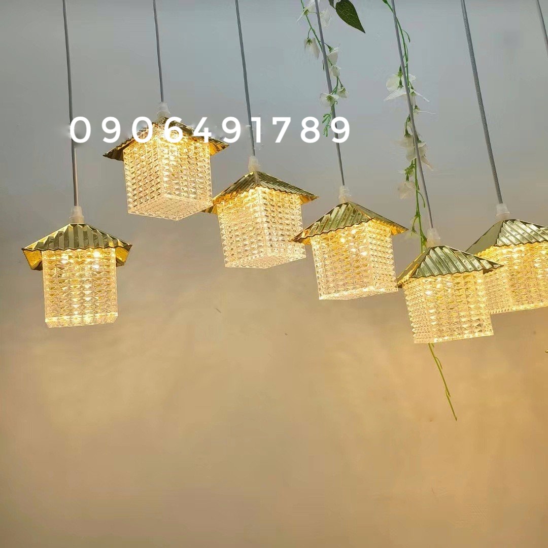 Dây đèn trang trí đám cưới thả ngôi nhà led Dây đèn trang trí đám cưới thả ngôi nhà led