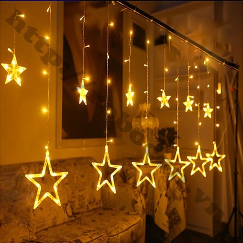 Dây đèn led nháy hình ngôi sao Dây đèn led nháy hình ngôi sao