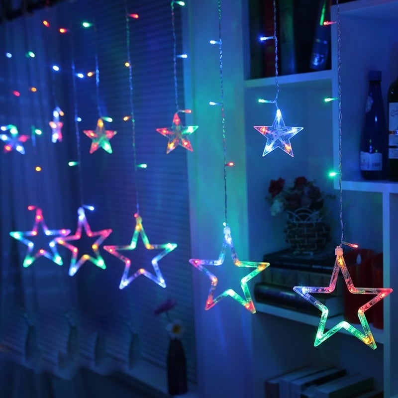 Dây đèn led nháy hình ngôi sao Dây đèn led nháy hình ngôi sao