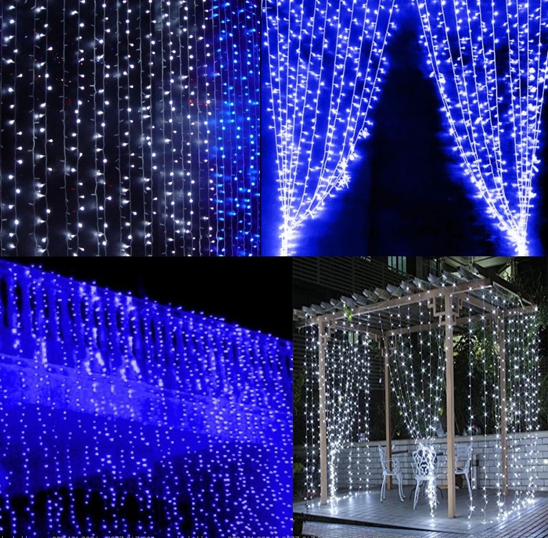 Dây led hiệu ứng mưa rơi, thác đổ Dây led hiệu ứng mưa rơi, thác đổ