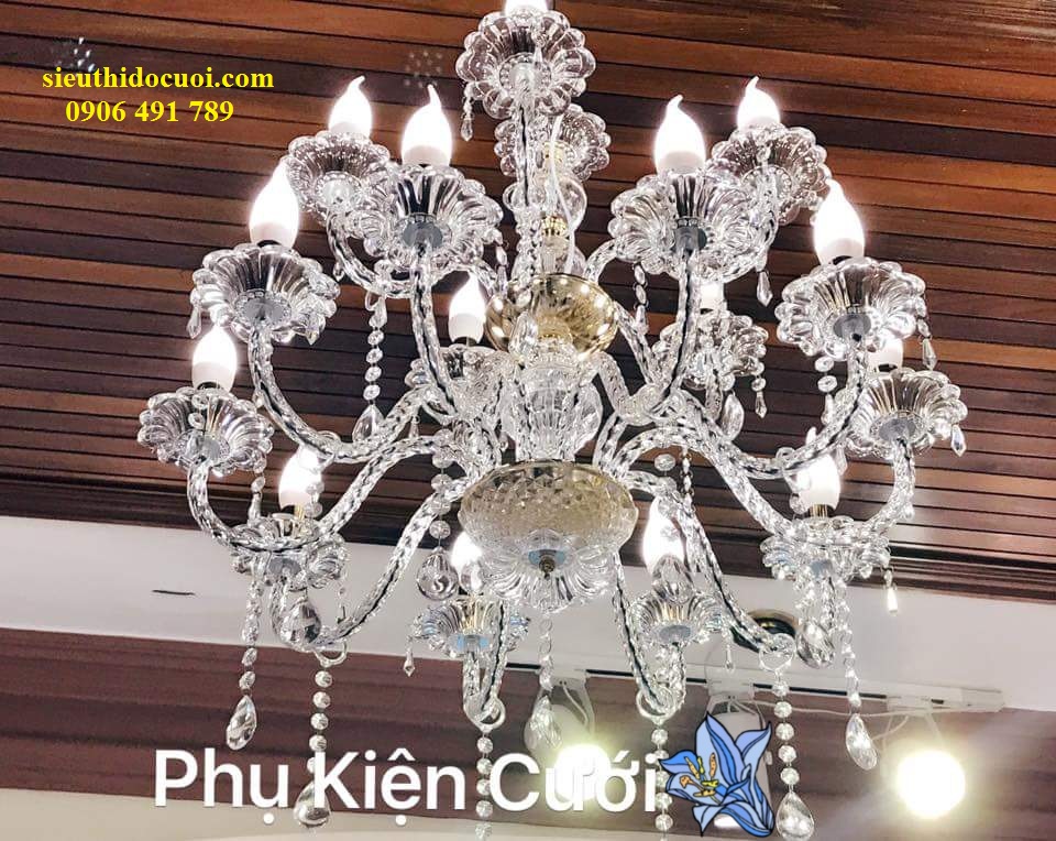 Đèn chùm nến 15 nhánh Đèn chùm nến 15 nhánh