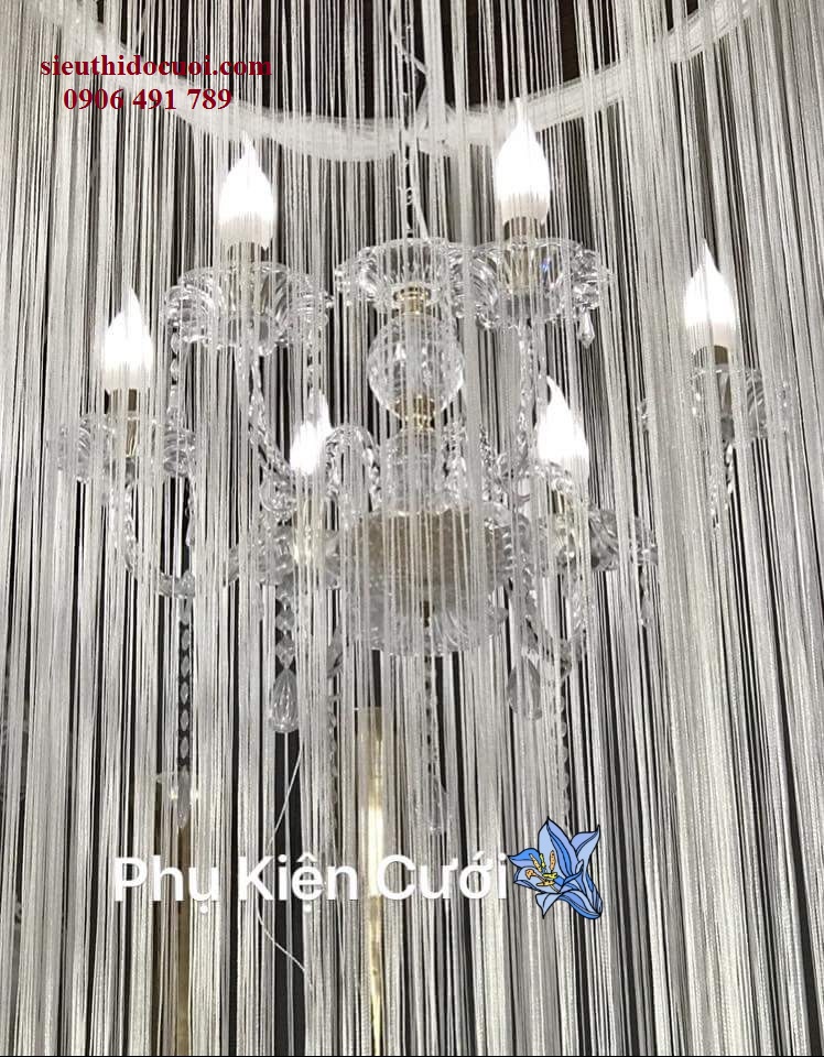 đèn chùm nến 6 nhánh đèn chùm nến 6 nhánh
