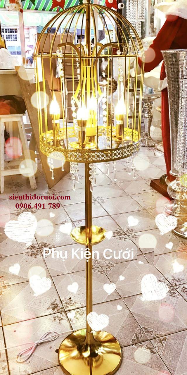 Đèn chùm nến lồng chim Đèn chùm nến lồng chim