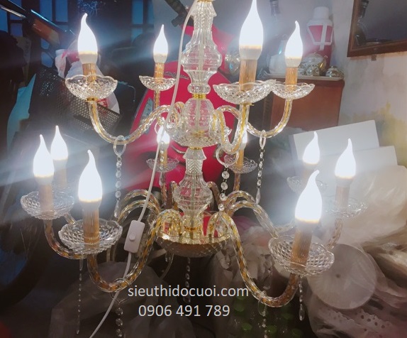 Đèn chùm nhựa trang trí đám cưới Đèn chùm nhựa trang trí đám cưới