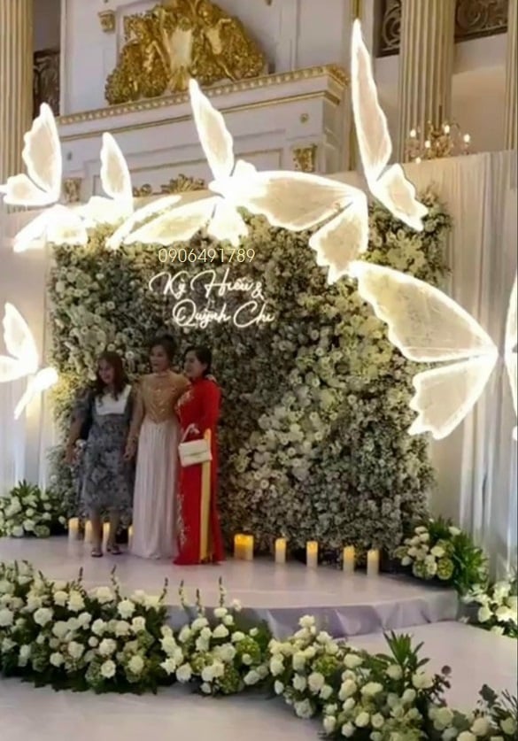Đèn dẫn lối sân khấu bướm led lớn Đèn dẫn lối sân khấu bướm led lớn