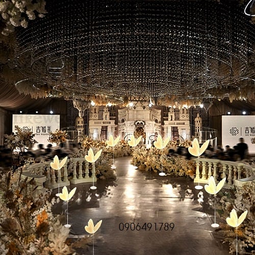 Đèn dẫn lối sân khấu bướm led lớn Đèn dẫn lối sân khấu bướm led lớn