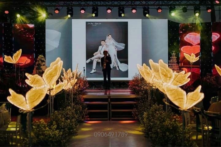 Đèn dẫn lối sân khấu bướm led lớn Đèn dẫn lối sân khấu bướm led lớn