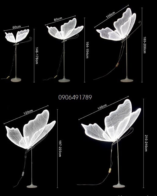 Bướm led lớn Bướm led lớn