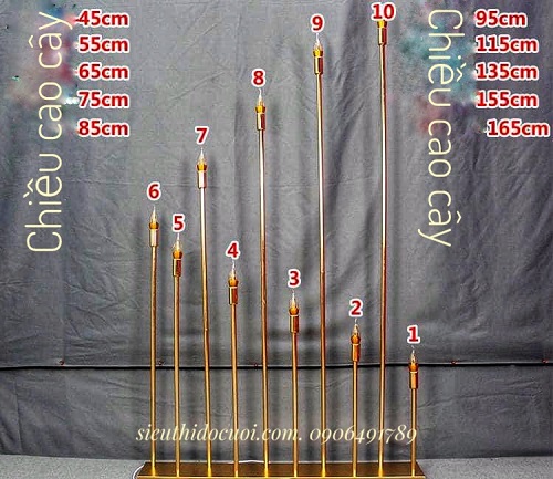 Đèn dẫn lối đám cưới đế ngang 1m Đèn dẫn lối đám cưới đế ngang 1m