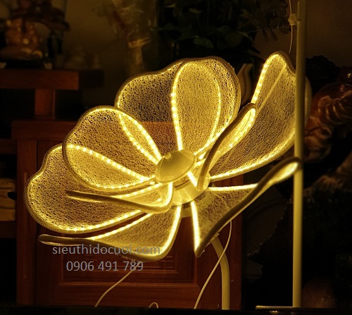 Đèn dẫn lối đám cưới hoa led đại Đèn dẫn lối đám cưới hoa led đại