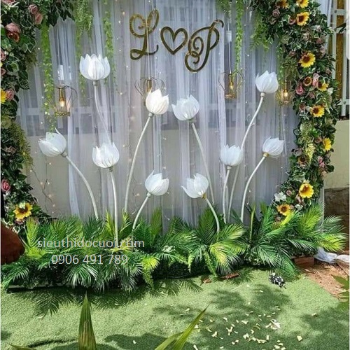 Đèn dẫn lối sân khấu hoa sen Đèn dẫn lối sân khấu hoa sen