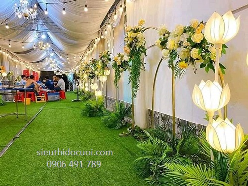 Đèn dẫn lối sân khấu hoa sen Đèn dẫn lối sân khấu hoa sen