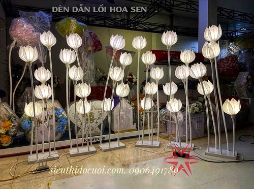 Đèn dẫn lối sân khấu hoa sen Đèn dẫn lối sân khấu hoa sen