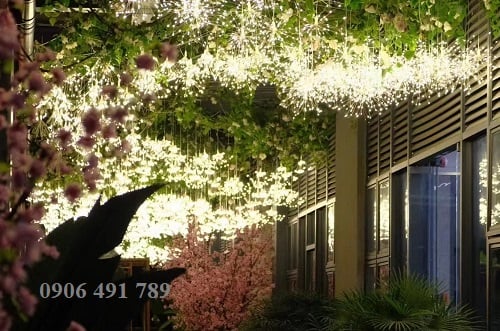 Đèn led trang trí đám cưới thả pháo hoa Đèn led trang trí đám cưới thả pháo hoa