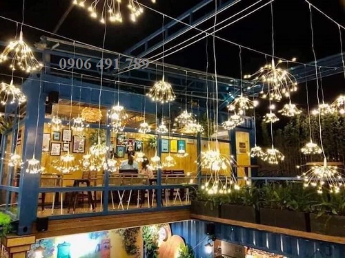 Đèn led trang trí đám cưới thả pháo hoa Đèn led trang trí đám cưới thả pháo hoa