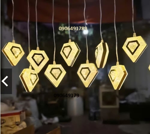 Đèn thả kim cương Đèn thả kim cương