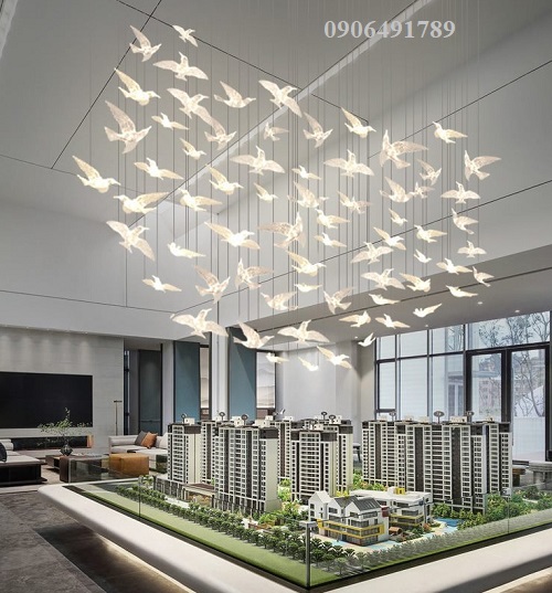 Led chim trong suốt làm đèn chùm Led chim trong suốt làm đèn chùm