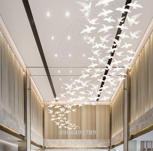 Led chim trong suốt làm đèn chùm Led chim trong suốt làm đèn chùm