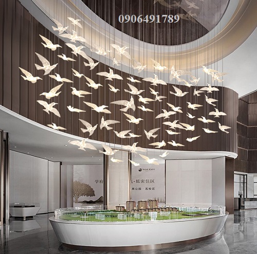 Led chim trong suốt làm đèn chùm Led chim trong suốt làm đèn chùm