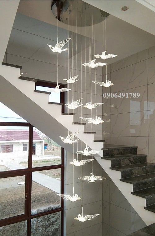Led chim trong suốt làm đèn chùm Led chim trong suốt làm đèn chùm