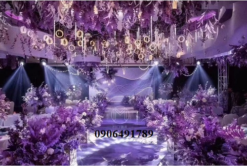 Đèn trang trí rạp cưới thả led mica Đèn trang trí rạp cưới thả led mica