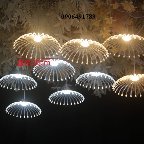 Đèn trang trí rạp cưới thả led bồ công anh Đèn trang trí rạp cưới thả led bồ công anh