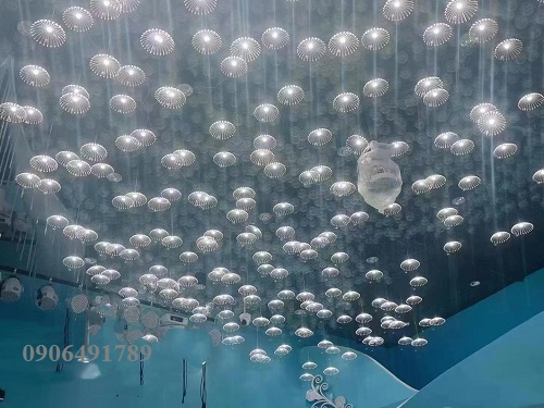 Đèn trang trí rạp cưới thả led bồ công anh Đèn trang trí rạp cưới thả led bồ công anh