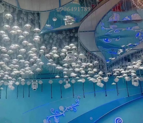 Đèn trang trí rạp cưới thả led bồ công anh Đèn trang trí rạp cưới thả led bồ công anh