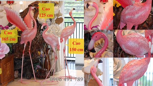 Mô hình chim hồng hạc Mô hình chim hồng hạc