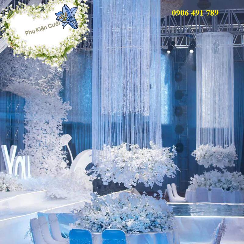 Rèm chỉ, màn chỉ trang trí Rèm chỉ, màn chỉ trang trí