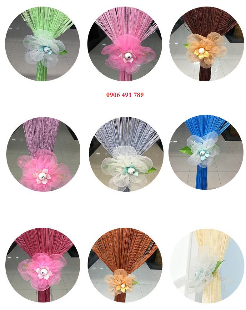 Rèm sợi chỉ trang trí spa, showroom, salon, khách sạn, nhà cửa Rèm sợi chỉ trang trí spa, showroom, salon, khách sạn, nhà cửa