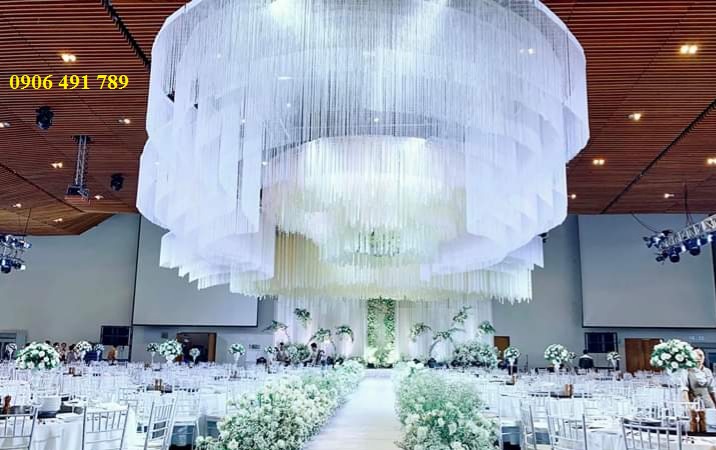 Rèm sợi chỉ trang trí đám cưới Rèm sợi chỉ trang trí đám cưới