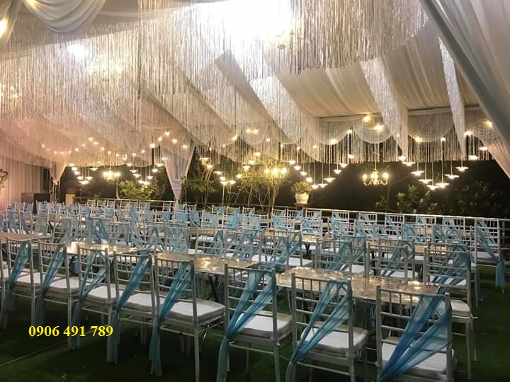 Rèm sợi chỉ trang trí đám cưới Rèm sợi chỉ trang trí đám cưới
