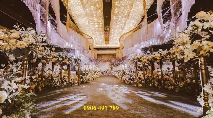 Rèm sợi chỉ trang trí đám cưới Rèm sợi chỉ trang trí đám cưới