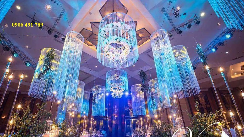 Rèm sợi chỉ trang trí đám cưới Rèm sợi chỉ trang trí đám cưới