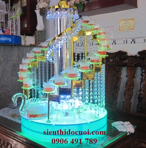 Tháp ly champagne mẫu TL-3 Tháp ly champagne mẫu TL-3