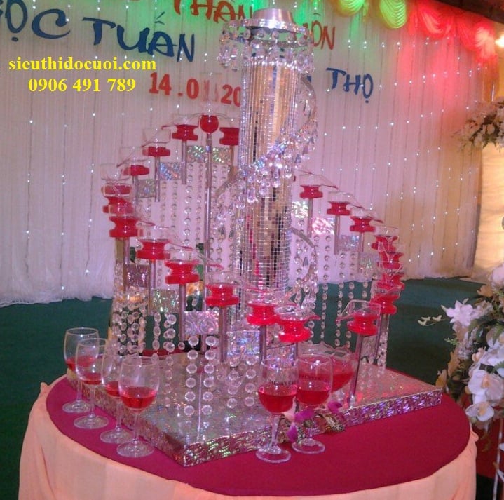 Tháp ly chamgne mẫu TL-4 Tháp ly chamgne mẫu TL-4