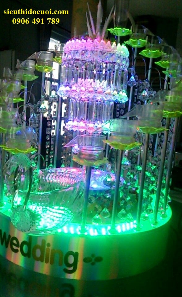 Tháp ly champagne mẫu TL-5 Tháp ly champagne mẫu TL-5