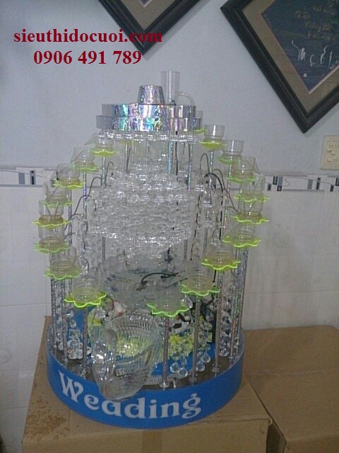 Tháp ly champagne mẫu TL-6 Tháp ly champagne mẫu TL-6