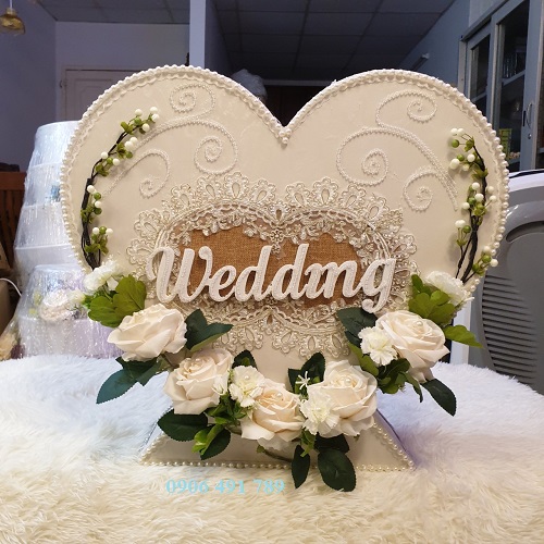 Thùng tiền cưới hình trái tim Thùng tiền cưới hình trái tim